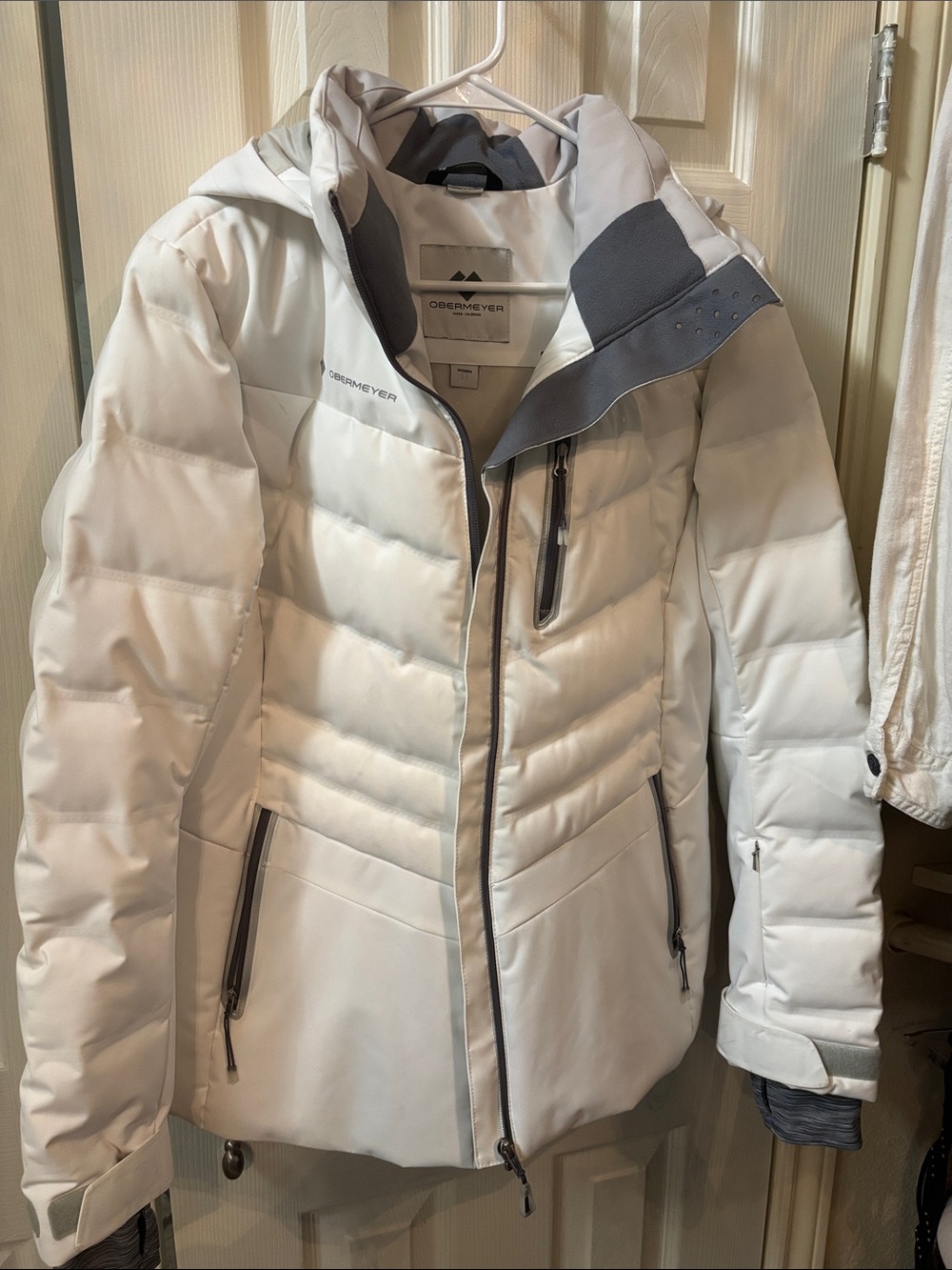 Obermeyer Cosima Down Ski Jacket Women's 12 White